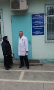 Вход в кабинет гирудотерапии РКБ (центральная больница) доктора Абуязидова